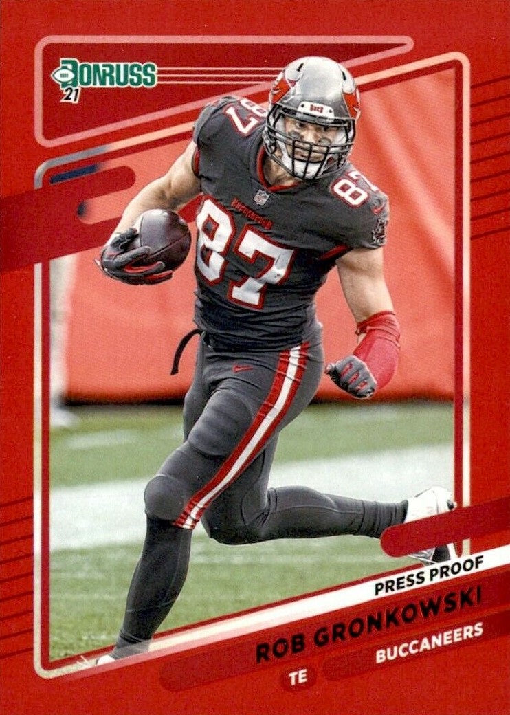 : 2021 Donruss #104 Rob Gronkowski Tampa Bay Buccaneers