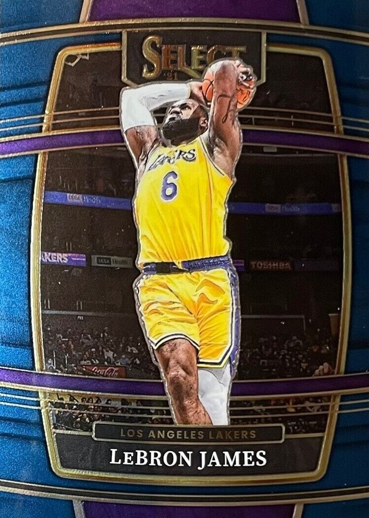 LeBron James 2021 Select #100 Concourse Blue Retail Price Guide
