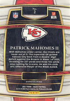 Patrick Mahomes II 2021 Panini Select Concourse Series Mint Card #2
