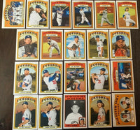 Los Angeles Dodgers 2021 Topps HERITAGE Series 30 Card Team Set with Mookie Betts, Clayton Kershaw and World Series Cards PLUS
