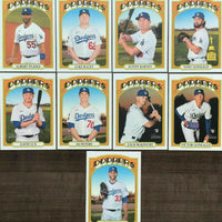 Los Angeles Dodgers 2021 Topps HERITAGE Series 30 Card Team Set with Mookie Betts, Clayton Kershaw and World Series Cards PLUS