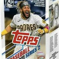 2021 Topps Baseball Series 2 Factory Sealed Blaster Box with an EXCLUSIVE Patch