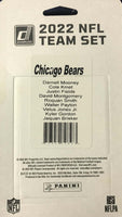 Chicago Bears 2022 Donruss Factory Sealed Team Set with Justin Fields and 3 Rated Rookie Cards
