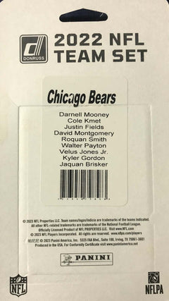 Chicago Bears 2022 Donruss Factory Sealed Team Set with Justin