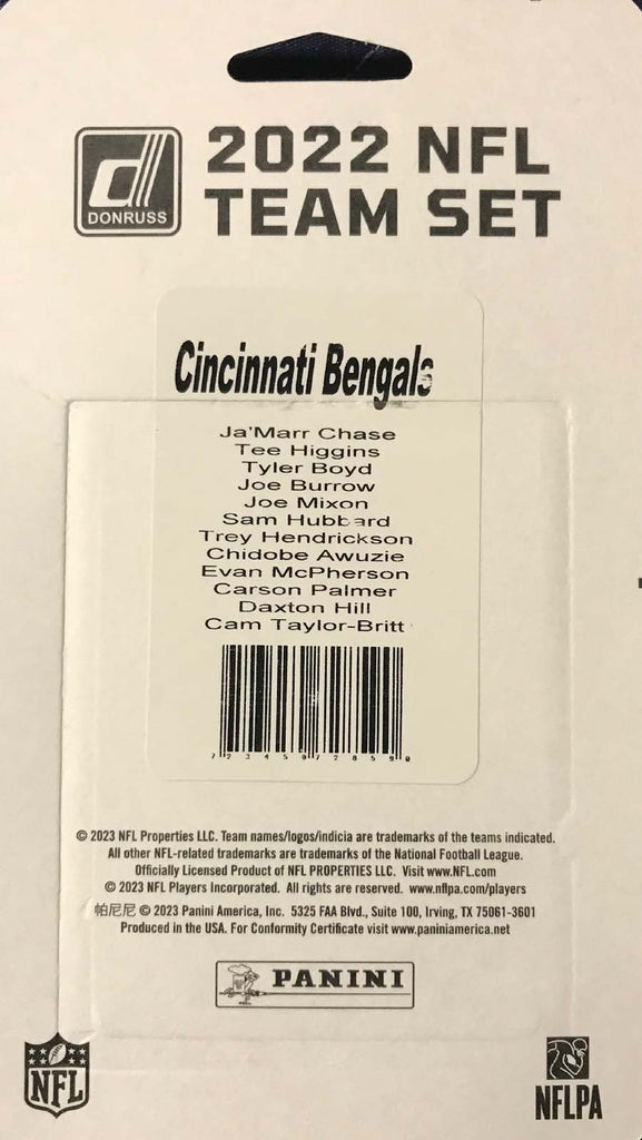 Bengals Joe Burrow Jamarr Chase Tee Higgens Joe Mixon Hubbard Evan