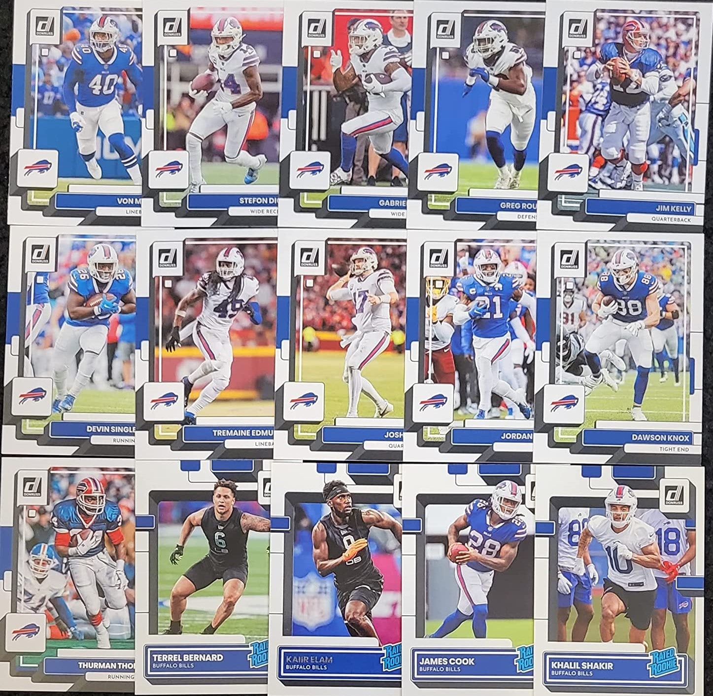 NFL Buffalo Bills Licensed 2018 Panini and Donruss Team Set 