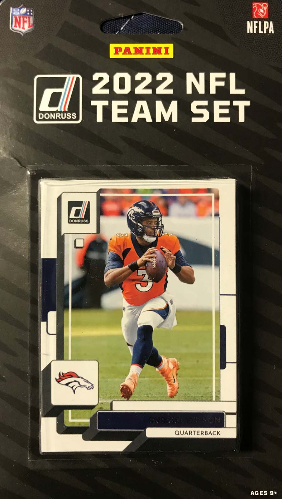 Denver Broncos 2022 Donruss Factory Sealed Team Set featuring Rated Ro