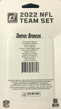 2022 Panini Absolute Greg Dulcich RC Denver Broncos #163