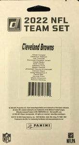 Cleveland Browns 2022 Donruss Factory Sealed Team Set with 4 Rated Rookie Cards