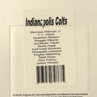 Indianapolis Colts 2022 Donruss Factory Sealed Team Set with Peyton Manning and Rated Rookies Cards of Alec Pierce and Jelani Woods