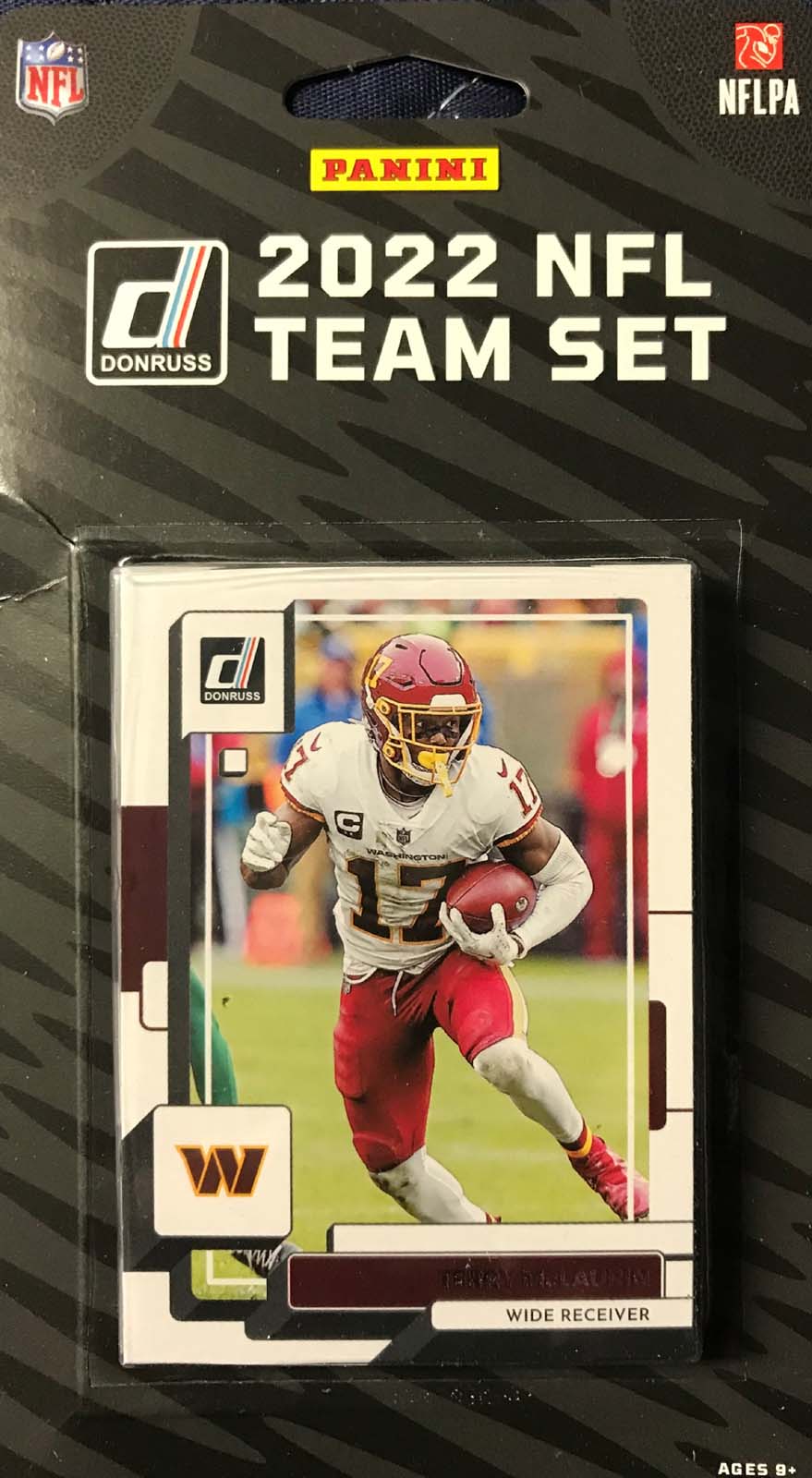 Washington Commanders 2022 Donruss Factory Sealed Team Set with 4 Rated Rookie Cards including Sam Howell Plus