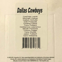 Dallas Cowboys 2022 Donruss Factory Sealed Team Set with Rated Rookie Cards of Jalen Tolbert and Sam Williams
