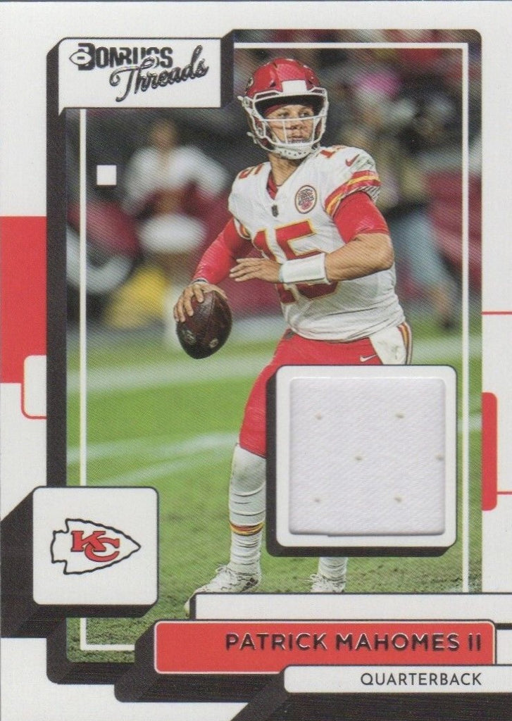 Patrick Mahomes 2022 Panini Donruss Threads Series Mint Insert