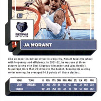 Ja Morant 2022 2023 Panini Donruss Series Mint Card #156