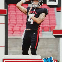 Atlanta Falcons 2022 Donruss Factory Sealed Team Set with a Rated Rookie Card of Desmond Ridder and 4 other Rookies
