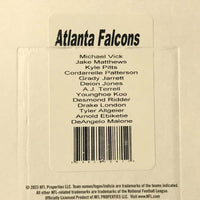 Atlanta Falcons 2022 Donruss Factory Sealed Team Set with a Rated Rookie Card of Desmond Ridder and 4 other Rookies