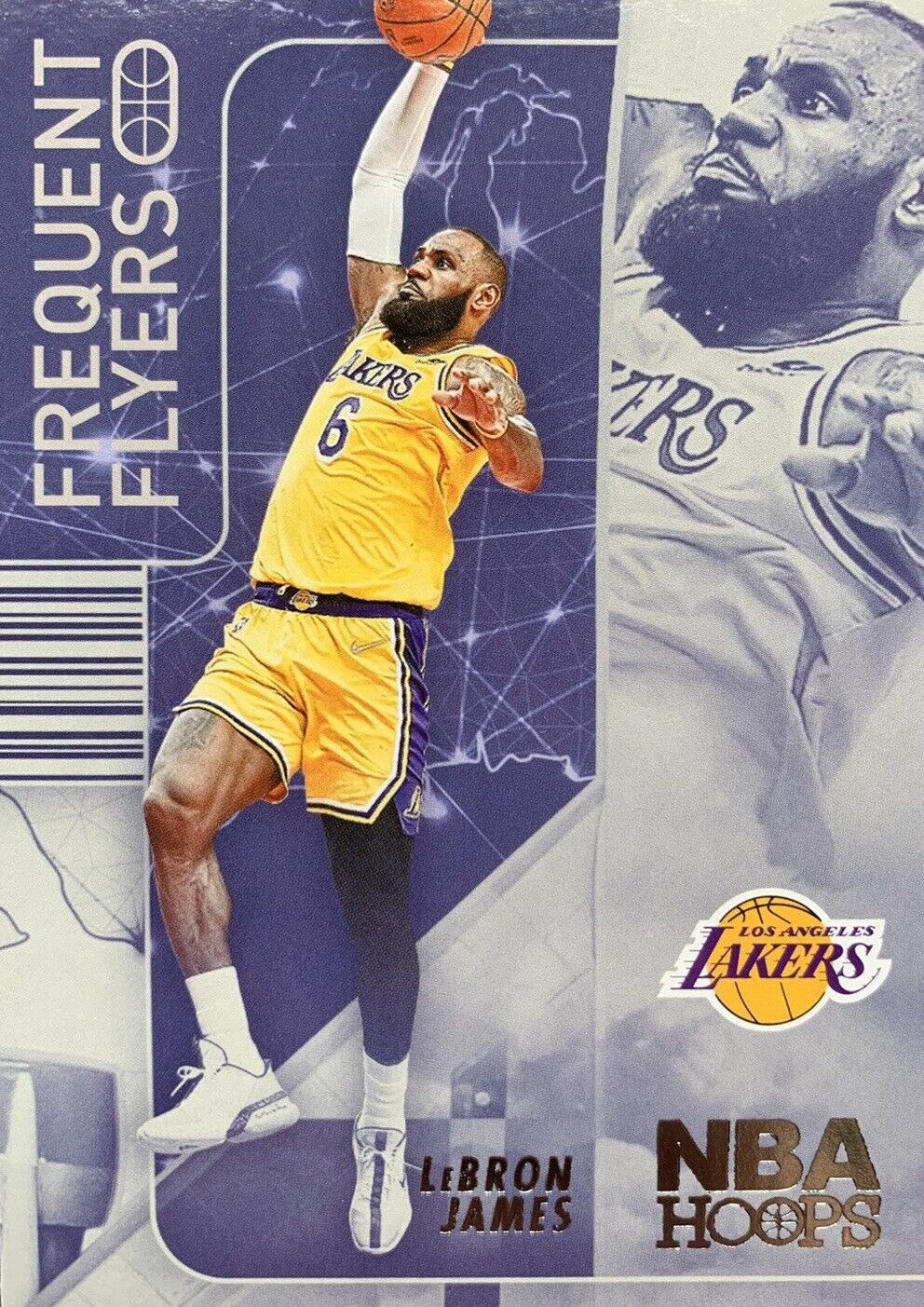 Lebron James 2022 2023 Panini Hoops Frequent Flyers Retail