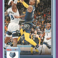 Ja Morant 2022 2023 Hoops Basketball Series Mint PURPLE Parallel Version of Card #133
