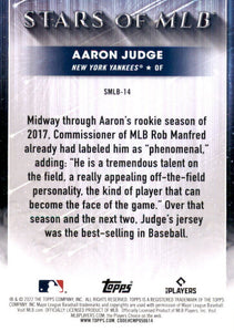 Aaron Judge 2022 Topps Stars of MLB Mint Insert Card #SMLB-14
