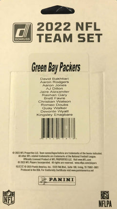 2022 Panini Score Football Green Bay Packers Team Set 15 Cards W