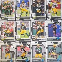 Green Bay Packers 2022 Donruss Factory Sealed Team Set with Rated Rookie Cards of Christian Watson, Romeo Doubs plus 3 additional Rookies