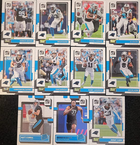 Carolina Panthers 2022 Donruss Factory Sealed Team Set with Rated Rookie Cards of Matt Corral and Brandon Smith