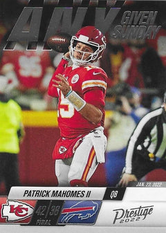 Patrick Mahomes Autographed 2019 Panini Prestige Stars of the