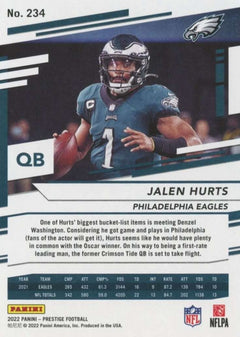 90's Jalen Hurts Philadelphia Eagles White Russell Authentic NFL