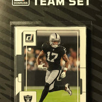 Las Vegas Raiders 2022 Donruss Factory Sealed Team Set with a Rated Rookie Card of Zamir White