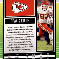 Travis Kelce 2022 Score Football Series Mint Card #115