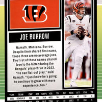 Joe Burrow 2022 Score Series Mint 3rd Year Card #194