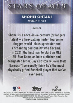 Shohei Ohtani 2023 Topps Stars of The MLB Mint Insert Card SMLB-21 pic