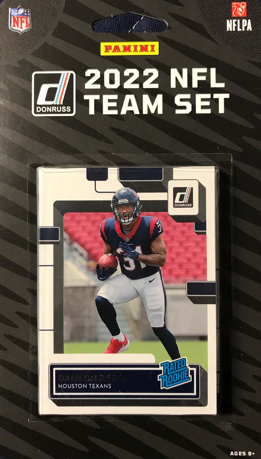 Houston Texans 2022 Donruss Factory Sealed Team Set with Rated Rookie