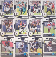 Houston Texans 2022 Donruss Factory Sealed Team Set with Rated Rookie Cards of John Metchie III and Christian Harris plus 3 other Rookies
