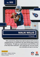 Tennessee Titans 2022 Donruss Factory Sealed Team Set with Rated Rookie Cards of Malik Willis, Treylon Burks plus 2 Other Rookies
