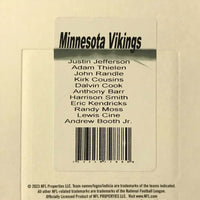 Minnesota Vikings 2022 Donruss Factory Sealed Team Set Featuring Rated Rookie Cards of Lewis Cine and Andrew Booth Jr.