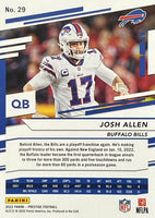 Josh Allen 2022 Panini Prestige Series Mint Card #29
