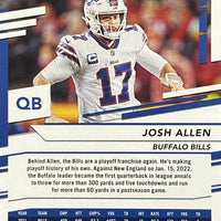 Josh Allen 2022 Panini Prestige Series Mint Card #29