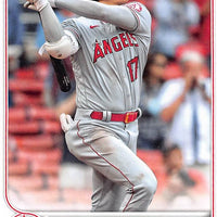 Shohei Ohtani 2022 Topps Baseball Series Mint Card #1 picturing him in his Grey Los Angeles Angels Jersey