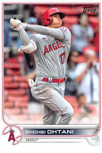 Shohei Ohtani 2023 Topps Baseball Series Mint Card #17 picturing him in his  White Los Angeles Angels Jersey