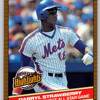 Darryl Strawberry 1986 Donruss Highlights Series Mint Card #24