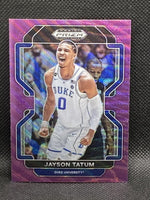 Jayson Tatum 2022 2023 Panini Prizm Draft Picks PURPLE WAVE Series Mint Card #23
