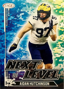 Aidan Hutchinson 2022 Sage Next Level Series Mint Rookie Card #90