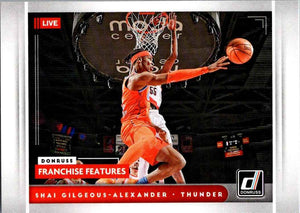 Shai Gilgeous-Alexander 2021 2022 Panini Donruss Franchise Features Series Mint Card #25