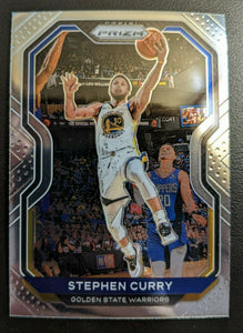 Stephen Curry 2020 2021 Panini Prizm Series Mint Card #159