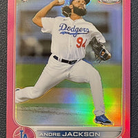 Andre Jackson 2022 Topps Chrome Pink Refractor Series Mint Rookie Card #121