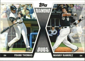 Frank Thomas 2011 Topps Diamond Duos Series Mint Card #DD-TR with Manny Ramirez