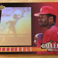 Ozzie Smith 1993 Upper Deck Diamond Gallery Heroes Hologram Series Mint Card #31