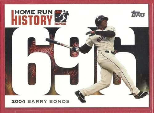 Barry Bonds 2006 Topps Home Run History Series Mint Card #BB-696