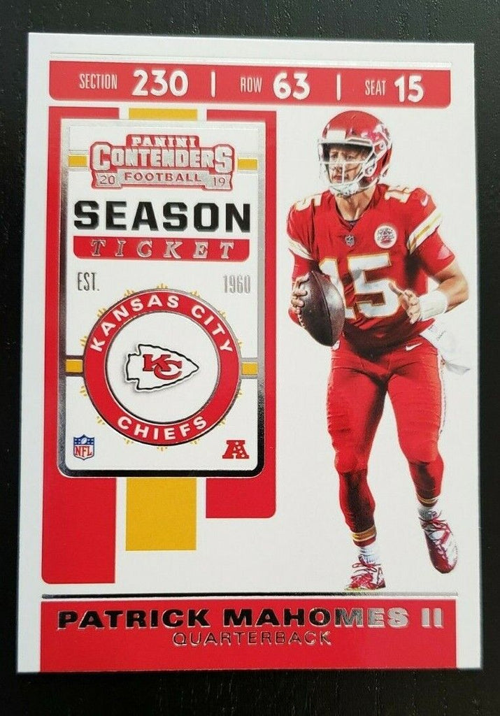 Patrick Mahomes II 2020 Panini Contenders Season Ticket Series